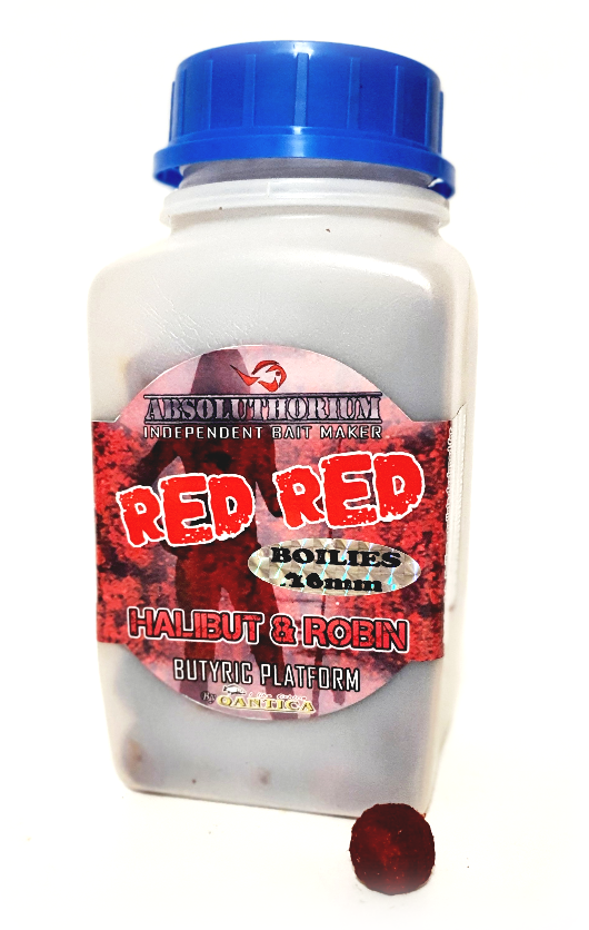 Boilies 1kg Absoluthorium Red Red halibut robin 20mm