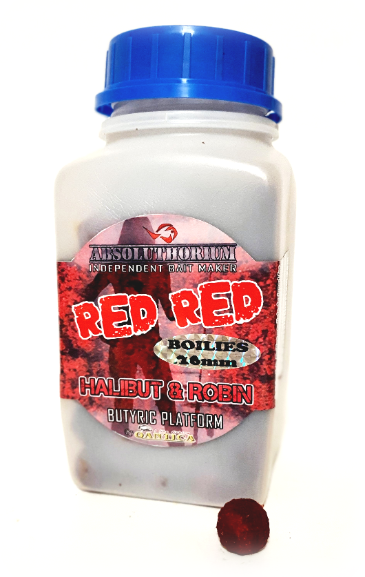 Boilies 1kg Absoluthorium Red Red halibut robin 20mm Boilies 1kg Absoluthorium Red Red halibut robin 20mm