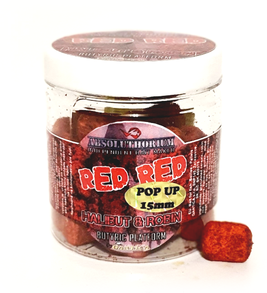Pop Up 80g Absoluthorium Red Red halibut robin 15mm