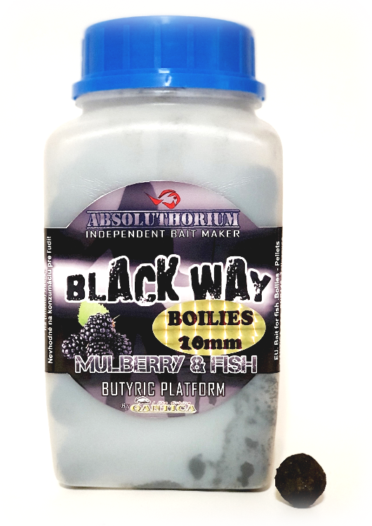 Boilies 1kg Absoluthorium Black Way mulberry fish 20mm