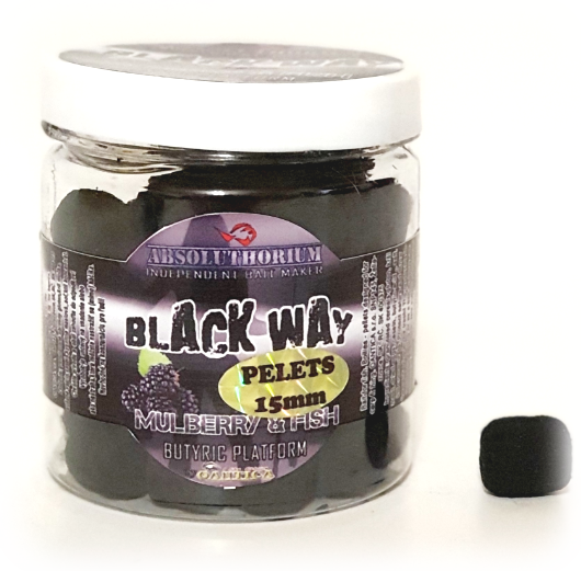 Pelety 150g Absoluthorium Black Way mulberry fish 15mm