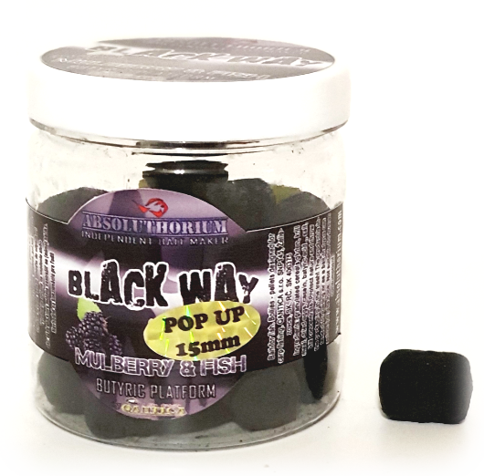 Pop UP 80g Absoluthorium Black Way mulberry fish 15mm