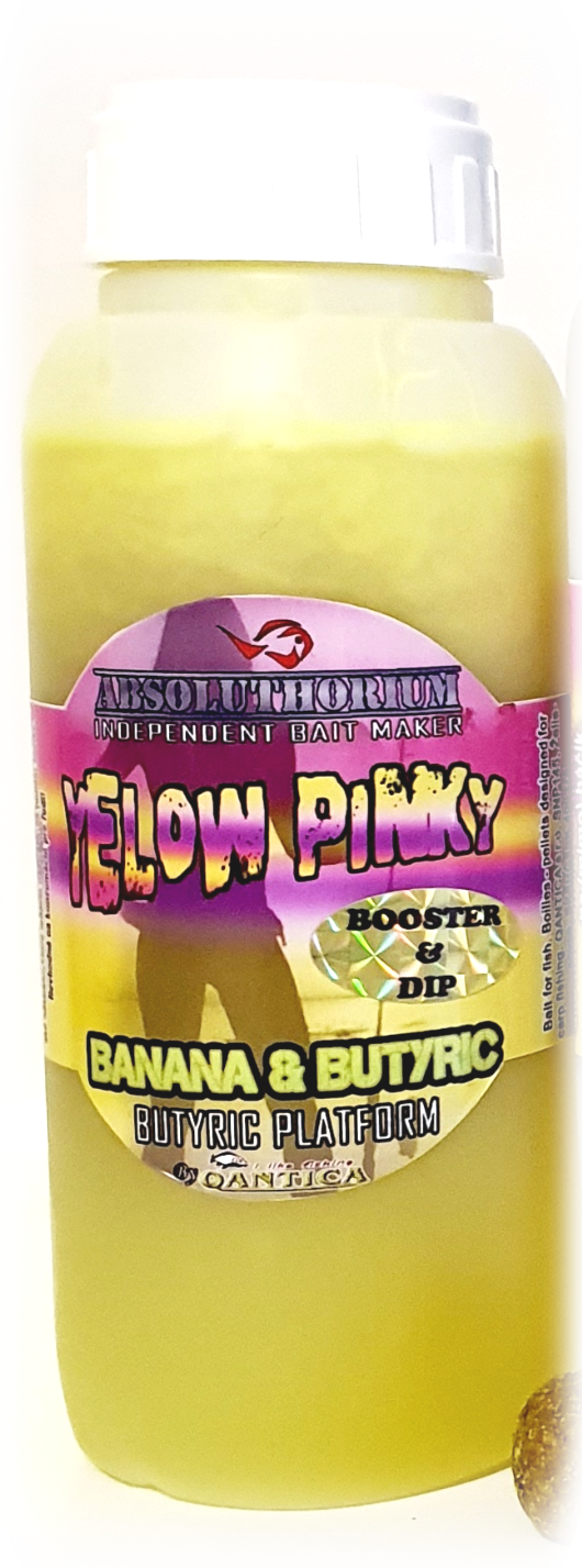Dip booster 500ml Absoluthorium Yelow pinky Banana butyric Dip booster 500ml Absoluthorium Yelow pinky Banana butyric